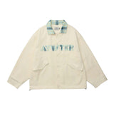 Unisex Jacket Autumn Corduroy Patch Jacket Women's Clothing