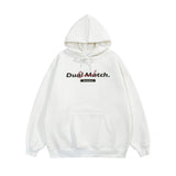 Men Hoodie Letter Printed Hoodie Men Spring and Autumn Leisure Loose Long Sleeve
