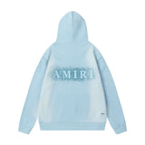 Amiri Hoodie AMI Letter Logo Hot Diamond Printed Hooded Sweater Men and Women