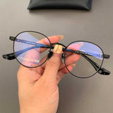 CHH Chrome Hearts Glasses Pure Titanium Ultra Light Vintage Round Myopia Glasses Frame