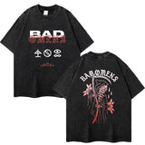 One Band And Rock Band Music Tour Washed T-shirts
