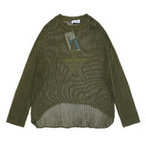 Women Sweater Knitted Women's Autumn Loose Casual Long Sleeves round Neck