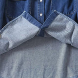 Women T-shirt Fashion Women's Wear Denim Shirt Women Autumn and Winter Loose