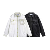 Unisex Jacket Fall Classic Style Splicing Coat Women's Clothing