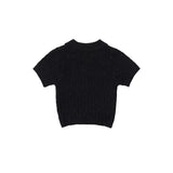 Women Sweater Short-Sleeved Sweater for Women Summer Casual Polo Collar Short