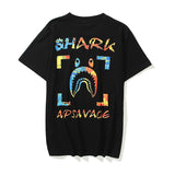 Bathing Ape T Shirt Summer Short Sleeve Letter Print Round Neck Pullover T-shirt