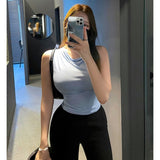 Women Long Sleeve Shirt Vest Camisole Women's Top Women's Casual Summer
