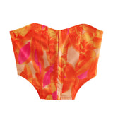 Women Skirt Summer Print Skirt Suit