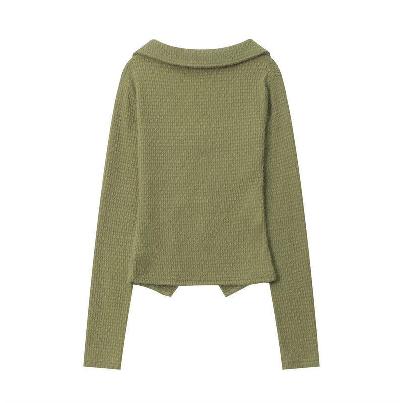 Women Long Sleeve T-Shirt Long Sleeve T-shirt Girls Autumn Design Sense Long Sleeve Casual Top