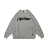 Unisex Hoodie Retro Crew Neck Pullover Sweatshirt Men's Top Autumn and Winter