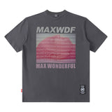 Men T Shirt Street Tide Brand Cotton Short-Sleeved T-shirt for Men and Women