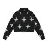Women Sweater Cropped Sweater Coat Women's Autumn Winter Coat