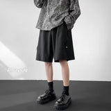 Men Sweatpants Shorts Men's Loose Summer Retro Casual