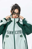 Unisex Jacket Women's Autumn Letter Print Hooded Jacket