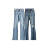 Unisex Pants Autumn Workwear Skinny Jeans