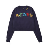 Women Sweater round Neck Sweater Girls' Sweater Autumn Casual Long Sleeve