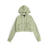 Unisex Jacket Autumn Short Hooded Casual Sweatshirt