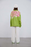 Unisex Jacket Autumn Towel Embroidery Inkjet Coat Women's Clothing