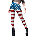 National Flag Day Leggings Spring/Summer Leggings Independence Day Yoga Pants Tight