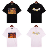 Denim Tears T Shirts Letter Portrait Short Sleeve T-Shirt