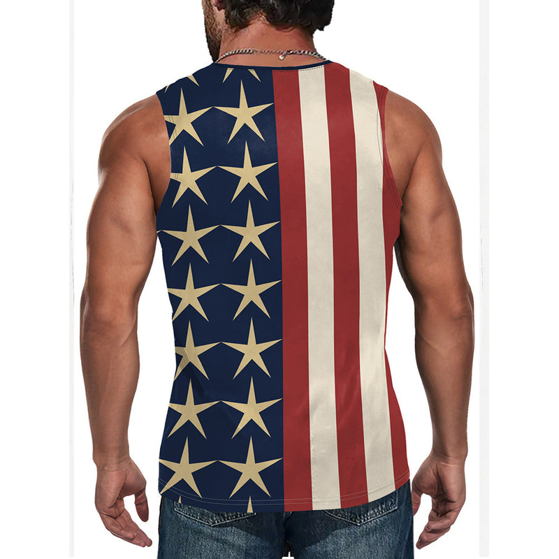 National Flag Day T Shirts Summer Men's Independence Day Men's Clothing Print Top