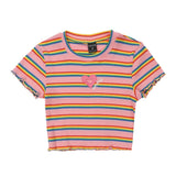 Women T-shirt Short-Sleeved T-shirt Women's Summer Midriff-Baring Top