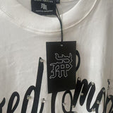 Mixed Emotion T-Shirt Hip Hop Short Sleeve Rhinestone Embellished T-Shirt