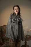 Unisex Jacket Fall Vintage Denim Jacket Women's Clothing