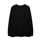 Men Long Sleeve Shirt Cartoon Puff Print Couple Bottoming Long Sleeve T-shirt Men and Women