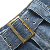 Women Skirt Denim Women's Summer Hip-Wrapped Short Skirt