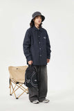 Unisex Jacket Fall Letter Plaid Shirt Women's Clothing