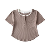 Women T-Shirt Summer Short Sleeve round Neck Women's T-shirt Top