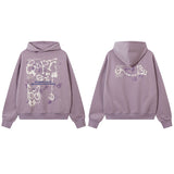 Unisex Vintage Hoodie Printed Loose Hoodie