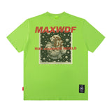 Men T Shirt Men's Short-Sleeved T-shirt American Style Hip Hop Loose