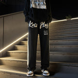 Men Sweatpants Men's Summer Fashion Brand Straight Sports Pants