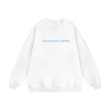 Men Hoodie round Neck Sweater Autumn Loose Casual Long Sleeves Pullover Sweater Sweater