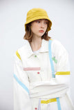 Unisex Jacket Autumn Ribbon Stitching Jacket Women's Clothing