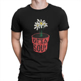 Rap Flower T Shirts for Men  Cotton Funny T-Shirts Round