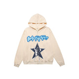 Men Hoodie Print Hooded Cardigan Sweater Male Loose