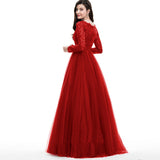 Slutty Wedding Dress Lace Long Sleeve Wedding Bridal Gown Dress