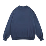 Men Hoodie Printed Crew Neck Sweatshirt Spring and Autumn Leisure Long Sleeve Loose