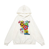Men Hoodie Printed Hoodie Loose Casual Long Sleeves Sports Hoodie Men