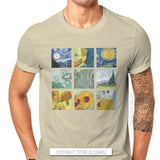 Vintage Alternative Funny Artwork Van Gogh Painting Men