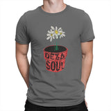 Rap Flower T Shirts for Men  Cotton Funny T-Shirts Round