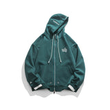 Unisex Hoodie Autumn Fashion Brand Embroidery Loose Zip Coat