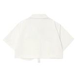 Women T-shirt Short Shirt Girls' Summer Decorative Short Sleeve Shirt