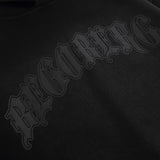 Men Hoodie Letter Puff Print Long Sleeve Hooded Sweater