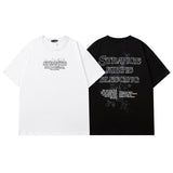 Men T Shirt Spring and Summer New Couple Half Sleeve T-shirt Hip Hop Short Sleeve T-shirt Men and Women