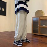 Men Sweatpants Vintage Corduroy Casual Men's Wide-Leg Pants