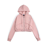 Unisex Jacket Autumn Short Hooded Casual Sweatshirt